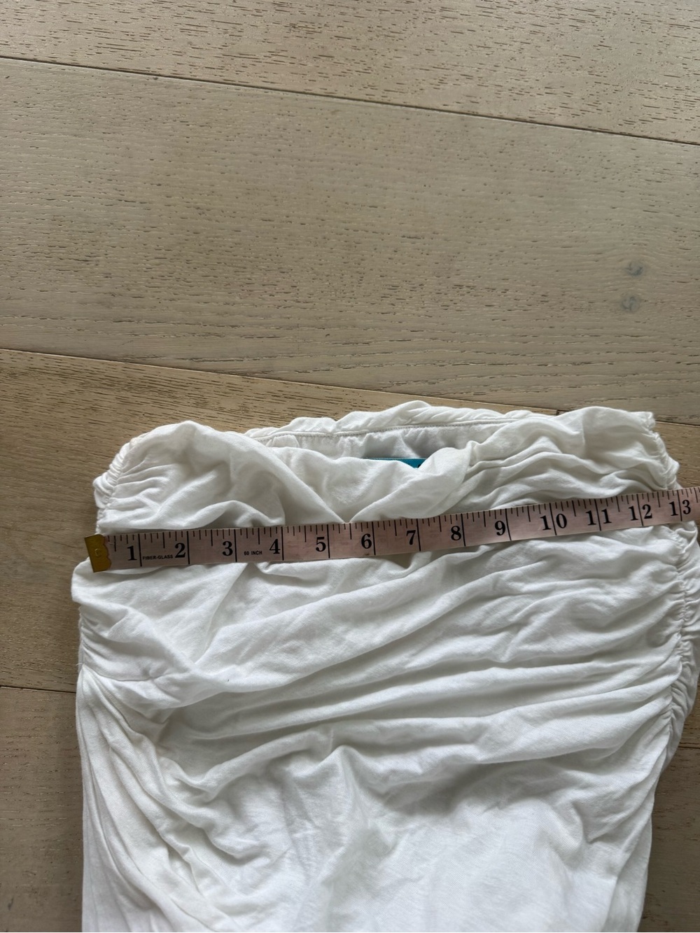 Alice+Olivia Strapless Dress tube ruched white S Jersey - Picture 2 of 4